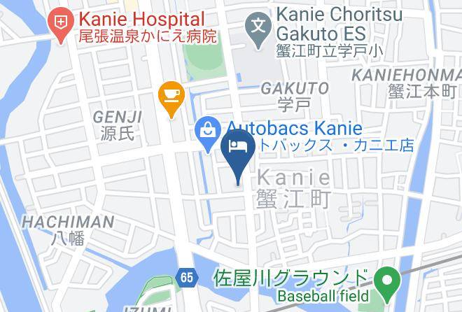 Kanie Townama District - City Hotel Nagoya Maps