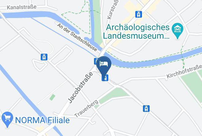 Brandenburg On The Havel - City Hotel Pension Brandenburg Maps