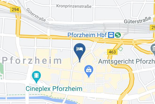Pforzheim - City Hotel Pforzheim Maps