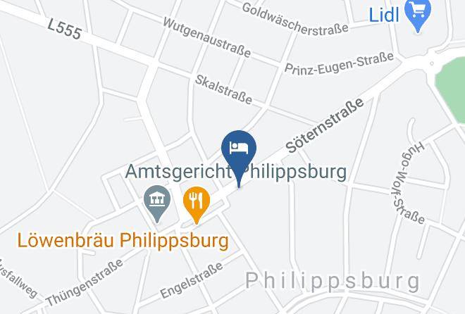 Karlsruhe - City Hotel Philippsburg Maps