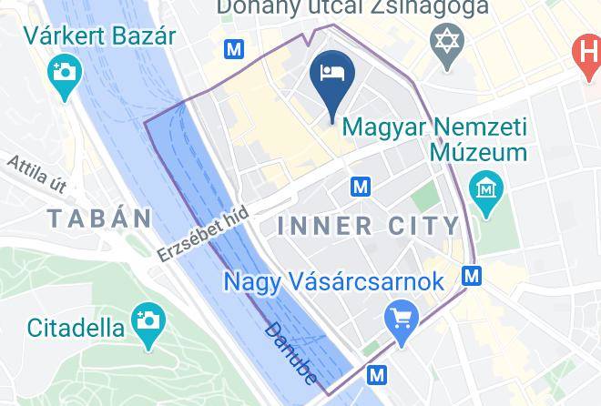 Budapest 5 Kerulet - City Hotel Pilvax Maps