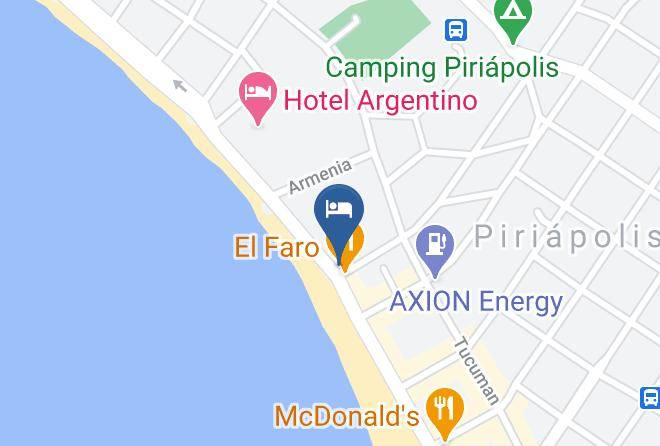 Piriapolis - City Hotel Piriapolis Maps