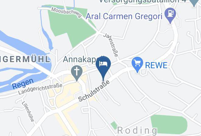 Cham - City Hotel Roding Maps