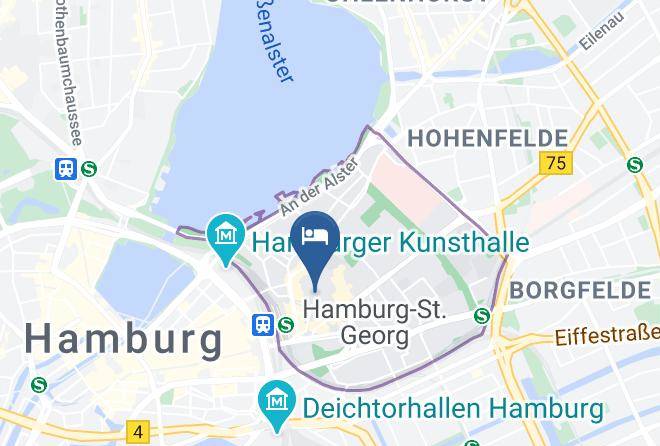 Stadt Hamburg - City Hotel Maps