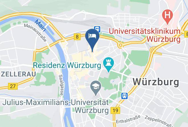 Wurzburg - City Hotel Schonleber Maps