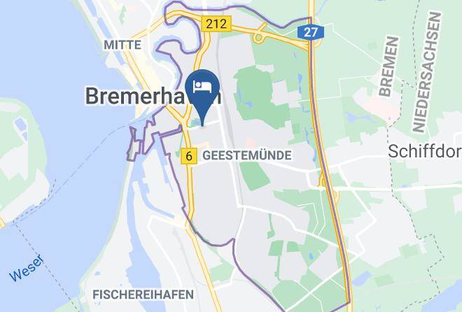 Bremerhaven - City Hotel Schulz Maps