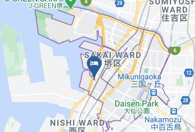 Sakai City Sakai Ward - City Hotel Seiunso Maps