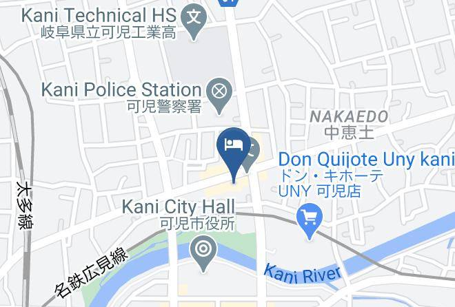 Kani City - City Hotel Seki Maps