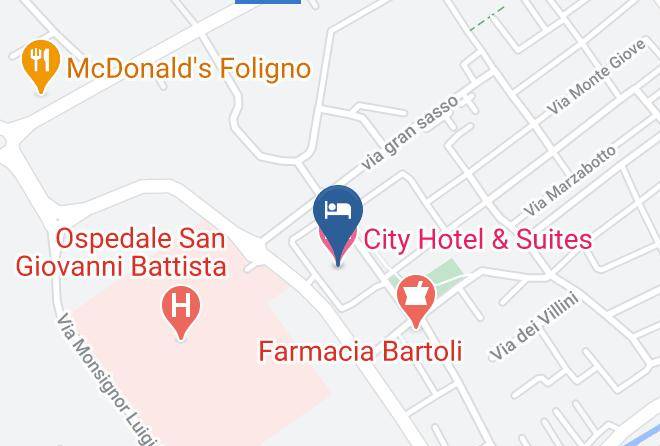 Perugia - City Hotel & Suites Maps