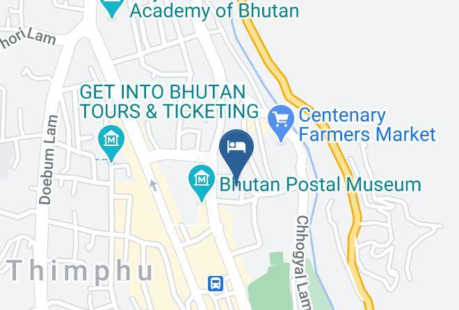 Thimphu - City Hotel Thimphu Maps