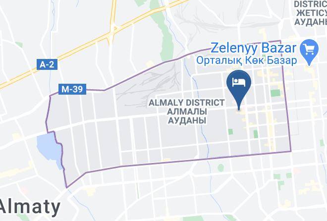 Almaty City - City Hotel Tien Shan Maps