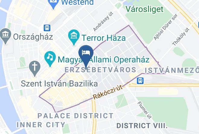 Budapest Erzsebetvaros - City Hotel Unio Maps
