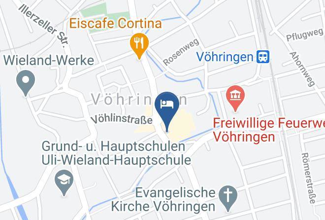 Neu Ulm - City Hotel Voehringen Maps