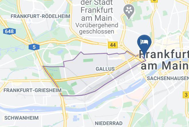 Frankfurt Am Main - City Hotel West Frankfurt Maps