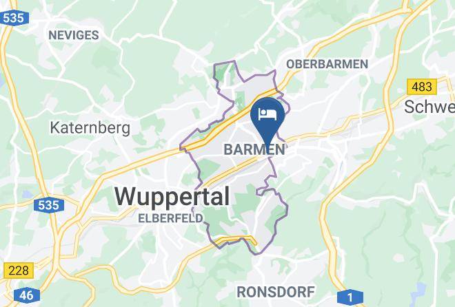 City Hotel Wuppertal Map