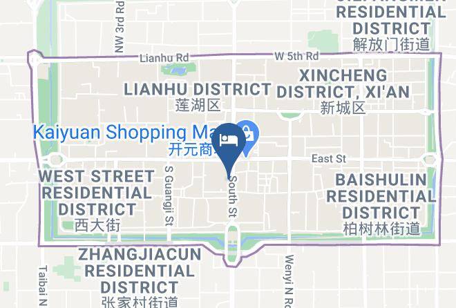 Xi An - City Hotel Xi'an Maps