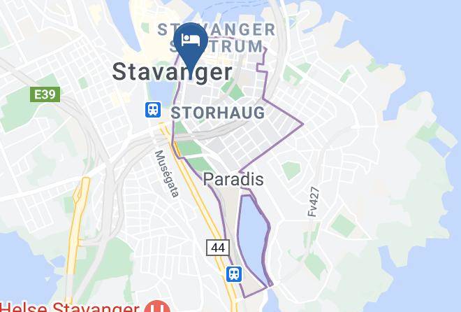 Stavanger - City Housing Kirkebakken 8 Maps