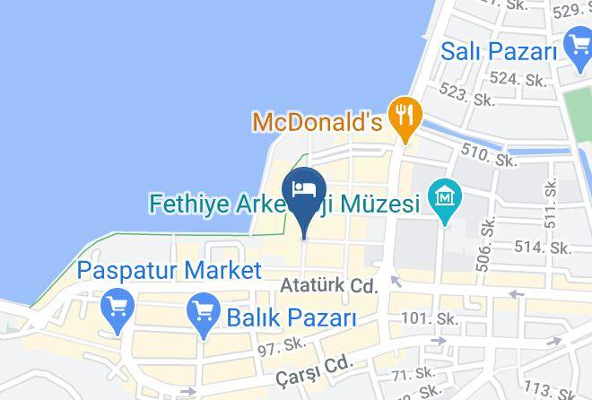 Fethiye - City Life Demir Hotel La Capel La Restaurant Maps