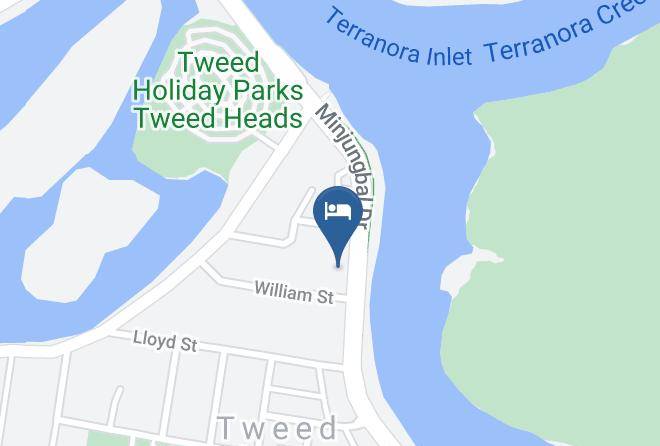 Tweed - City Lights Motel Maps