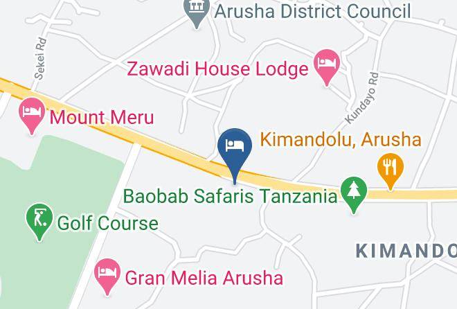 Arusha - City Link Hotel Maps