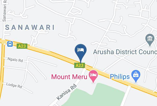 Arusha - City Link Pentagon Hotel Maps