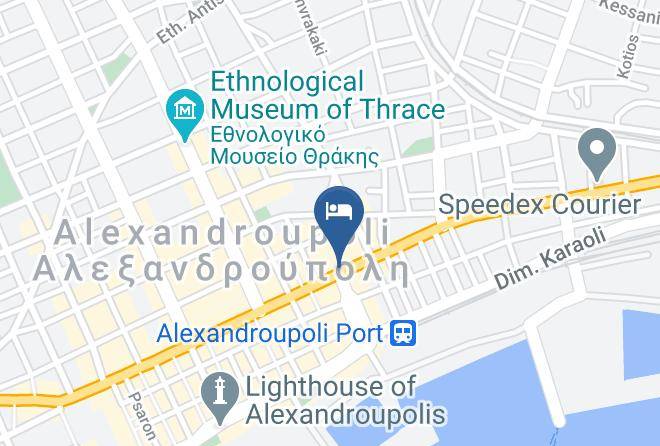 City Lofts Alexandroupoli Map - Eastern Macedonia And Thrace - Evros