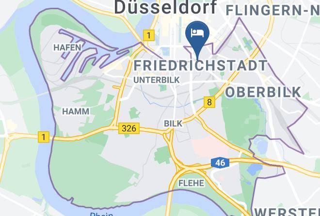 Dusseldorf - City Lounge Hotel Dusseldorf Maps
