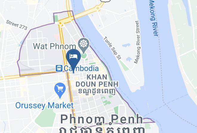 Doun Penh - City Lux Hotel Maps