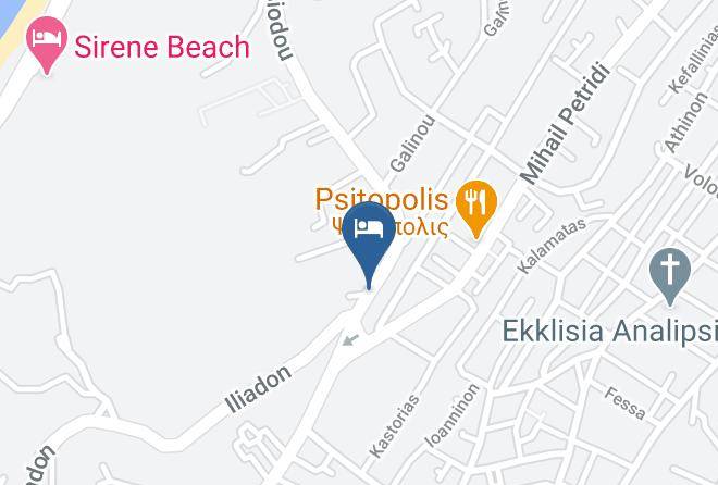 City Mansion Rhodes Map