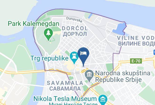 Belgrade City - City Nest Modern & Cozy Suites Maps