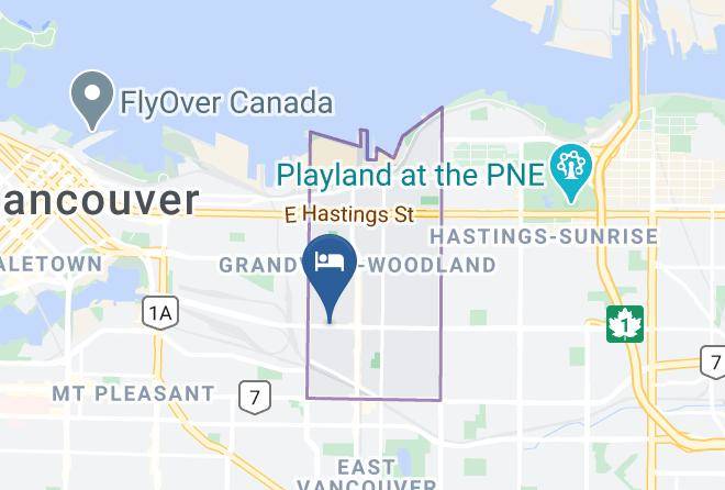 Greater Vancouver - City Night Sky Light Maps