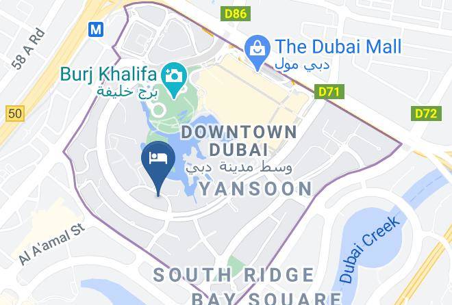 Dubai - City Nights Holiday Homes Boulevard Central Tower 2 Maps