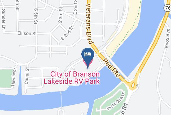 Taney - City Of Branson Lakeside Rv Park Maps