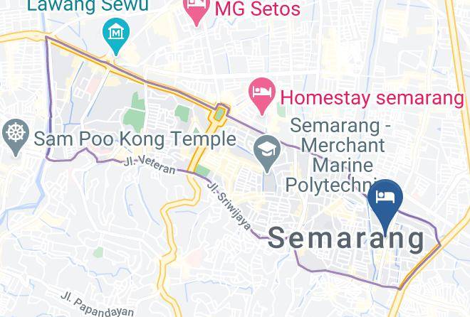 Kota Semarang - City One Hotel Semarang Maps
