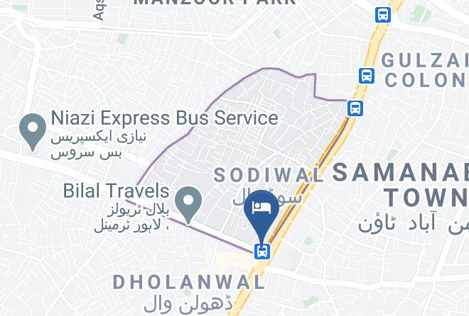Islamabad - City Palace Hotal Maps