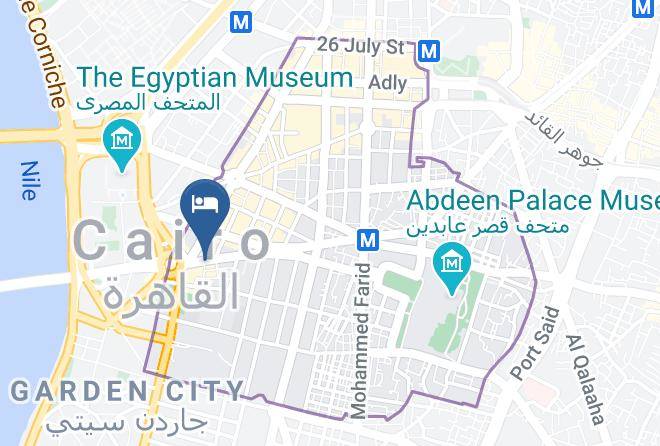 Cairo - City Palace Hotel Maps