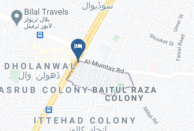 Islamabad - City Palace Two Hotel Maps
