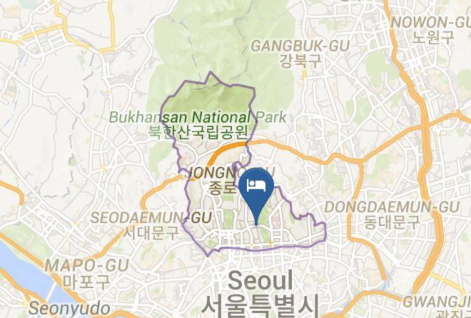 Jongnogu - City Park Hotel Jongno Maps