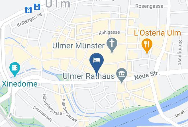 Ulm - City Partner Hotel Goldenes Rad Maps