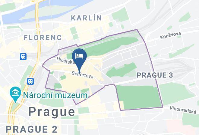 Prague - City Partner Hotel Victoria Maps