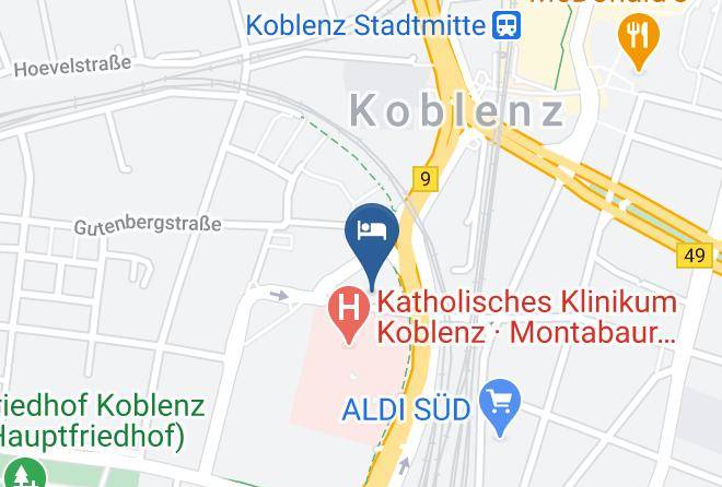Coblenz - City Partner Top Hotel Kramer Maps