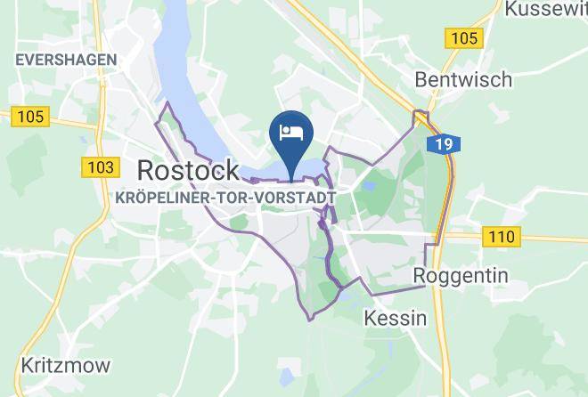 Rostock - City Pension Stadtmitte Maps