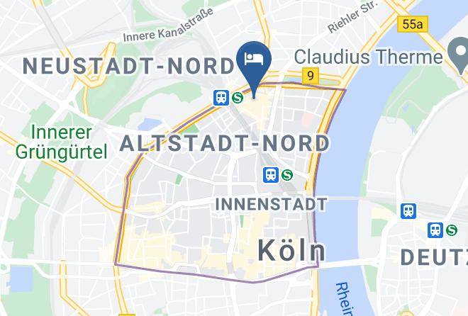 Cologne - City Pension Storch Ii Maps