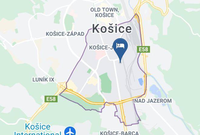 Kosice Juh - City Penzion Kosice Maps