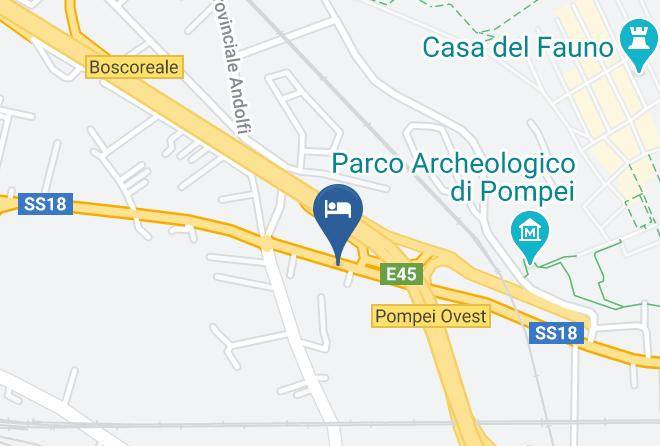 City Pompei Accommodations Map - Campania - Naples