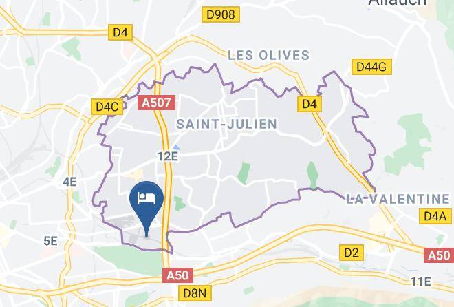 Bouches Du Rhone - City Residence Marseille Maps