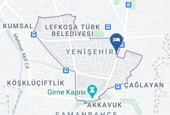 Lefkosa - City Royal Hotel Casino Maps