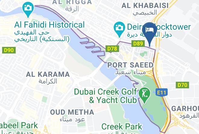 Dubai - City Seasons Hotel Maps