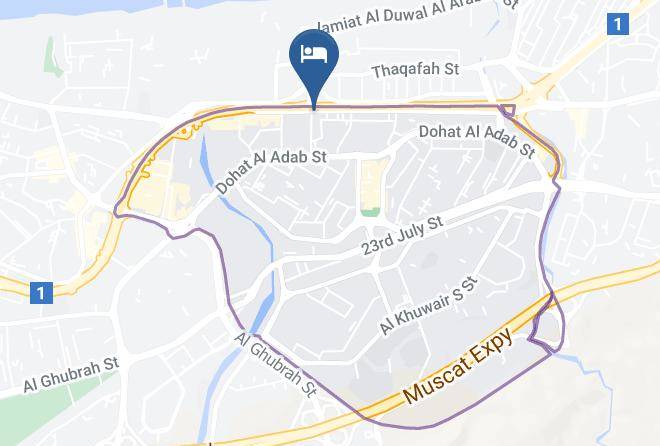 Bawshar - City Seasons Hotel Muscat Maps