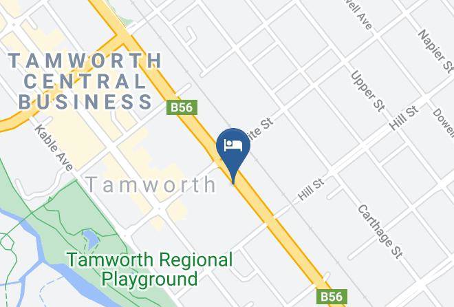 Tamworth Regional - City Sider Tamworth Cbd Motel Maps